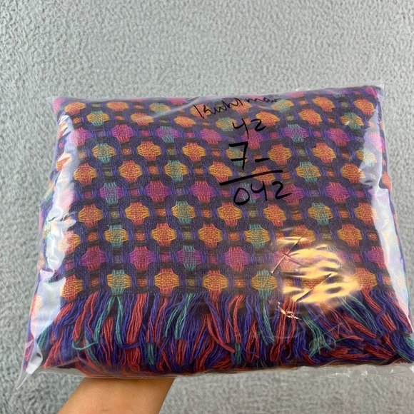 Womens Kuhlman Made In Italy Size 42 Skirt Wool Colorful - Picture 10 of 10